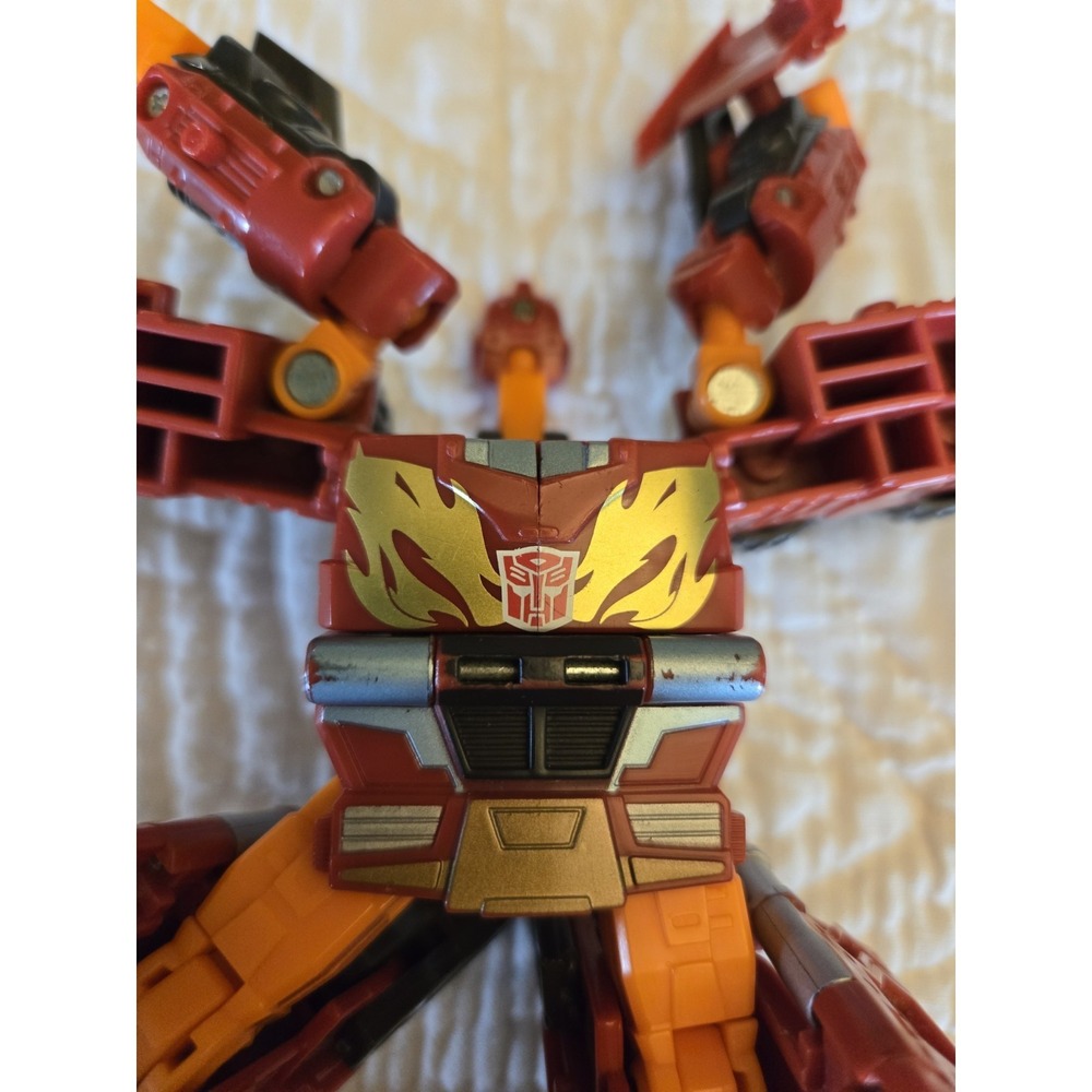 Transformers Rodimus Fire Design Red Action Figure Vehicle Unicorn Loose - Picture 8 of 13
